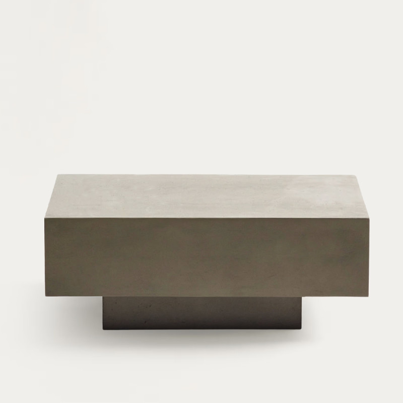 Concrete coffee table 80 x 60 cm Rustella