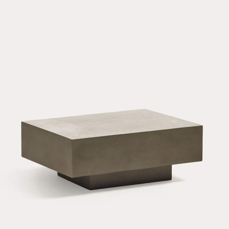 Concrete coffee table 80 x 60 cm Rustella