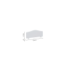 Saftey bar Rustic White