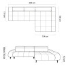 Corner sofa Santo S