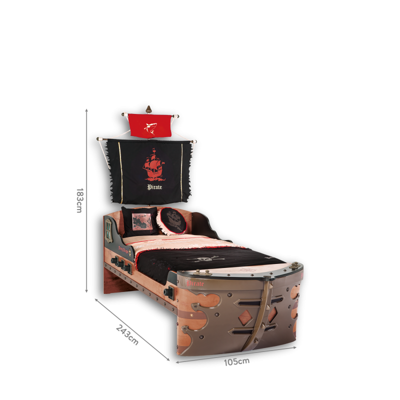 Ship voodi Pirate 90x190