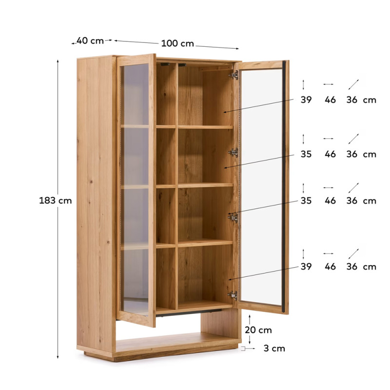 Kummut 100 x 185 см Alguema