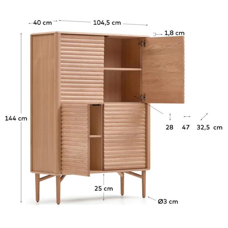 Kummut 104.5 x 144 см Lenon