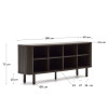 Chest of drawers on legs 180 x 75 cm Mailen