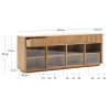 Sideboard with shelves 200 x 80 см Helvine