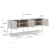 Kummut 195 x 80 см Vedrana