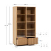 Display cabinet 100 x 174 cm Helvine