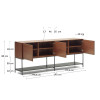 Комод 195 x 80 см на ножках Vedrana