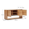 Kummut 151 x 73 см Alguema