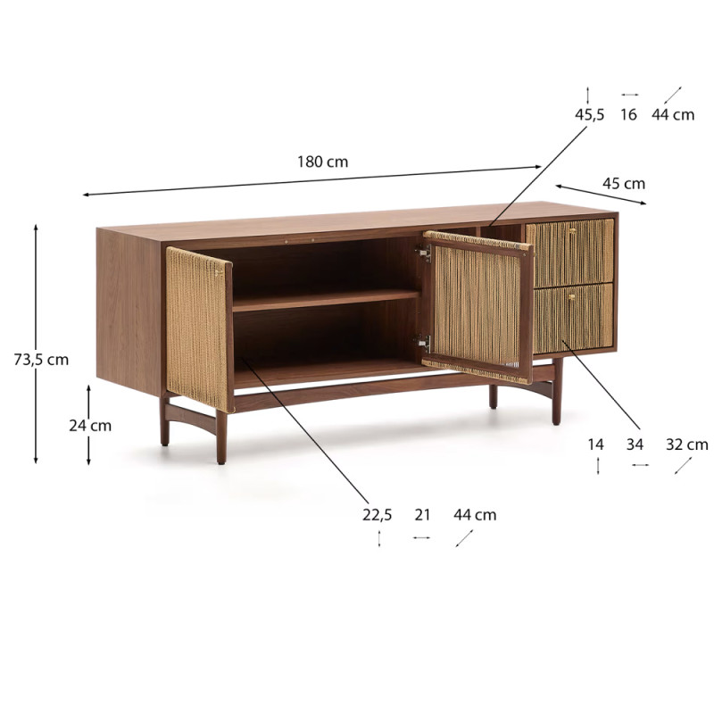 Kummut 180 x 73 см Elan