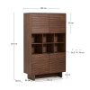 Kummut 100 x 163 см Norlen