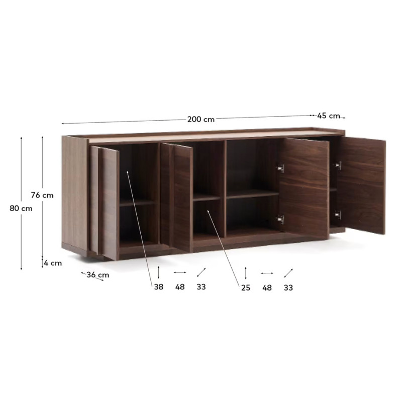 Kummut 200 x 80 см Onix
