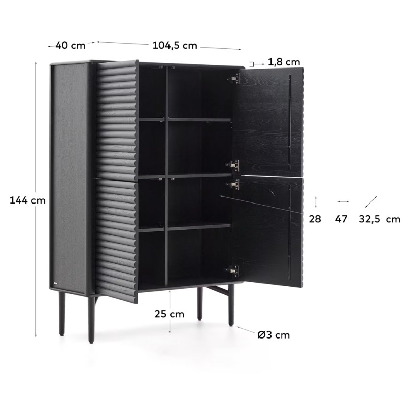 Jalgadel kummut 104,5 x 144 cm Lenon