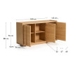 Kummut 150 x 80 cm ustega Onix