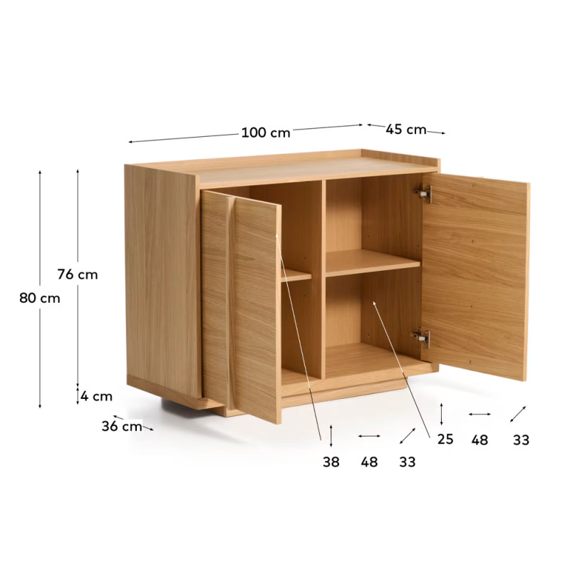 Kummut 100 x 80 cm Onix