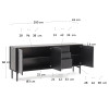 Kummut 200 x 86 см Lenon