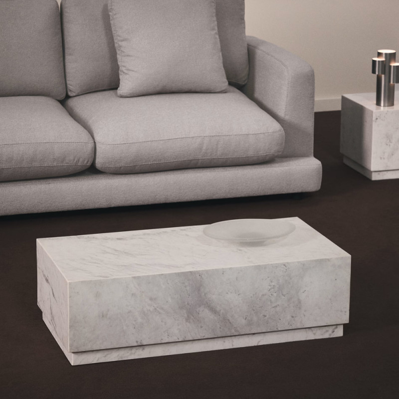 Marmorist diivanilaud 100 x 50 cm Sorein