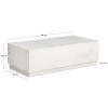 Marmorist diivanilaud 100 x 50 cm Sorein