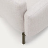 Corner modular 5-seater sofa Sorells on aluminum legs