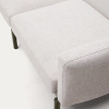 Corner modular 5-seater sofa Sorells on aluminum legs