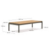 Diivanilaud 63 x 144.6 cm Sorells