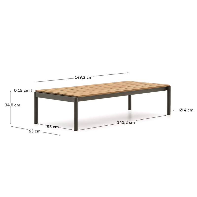 Diivanilaud 63 x 144.6 cm Sorells