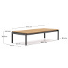 Diivanilaud 63 x 144.6 cm Sorells