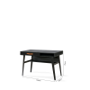 Kirjutuslaud Line Dark Metal