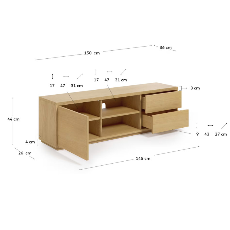 TV stand 150 x 44 см Abilen