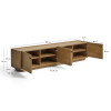 Madal telerialus 200 x 44 cm Arelida