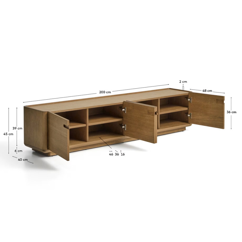 Madal telerialus 200 x 44 cm Arelida