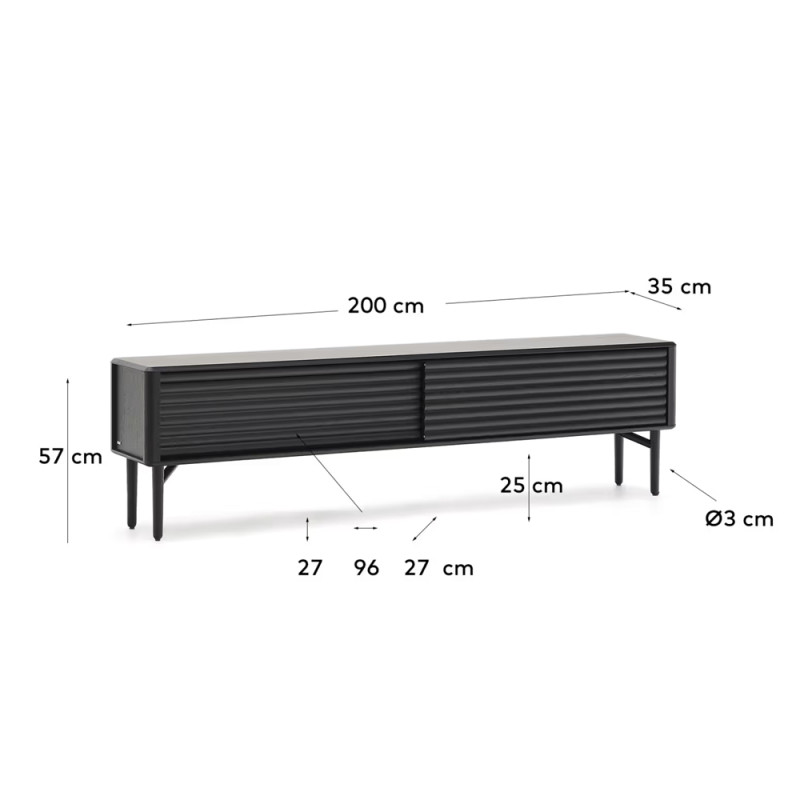 Jalgadel telerialus 200 x 57 cm Lenon