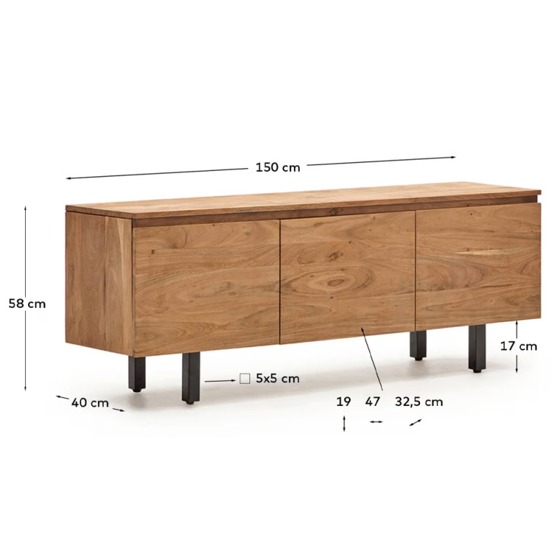Telerialus 150 x 58 см Uxue