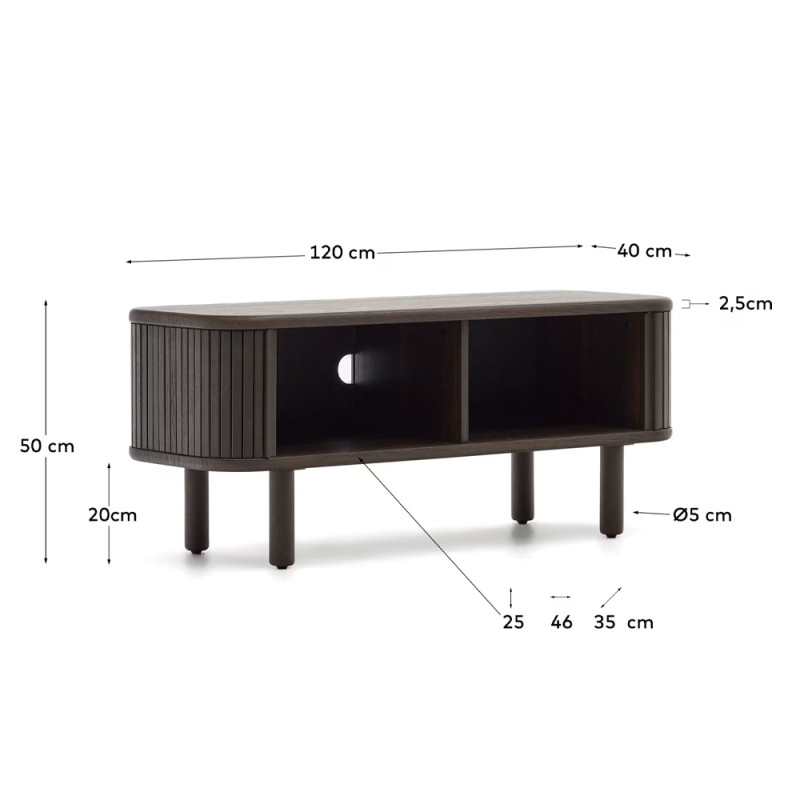Jalgadel telekaalus 120 x 50 cm Mailen