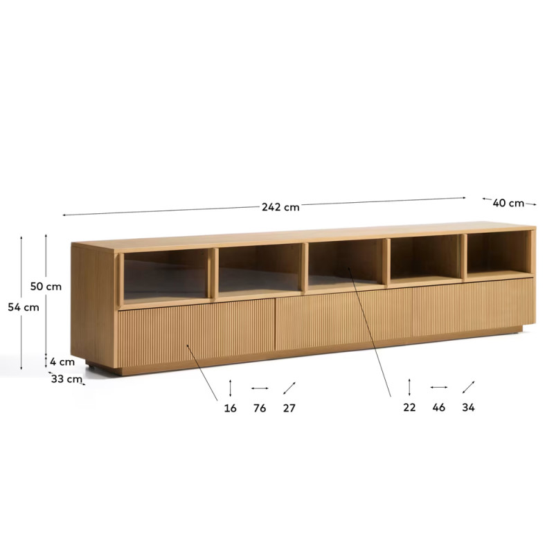 Telerialus 245 x 53.5 см Helvine