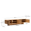 TV-alus 200 x 46 cm Norlen