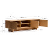 TV-alus 150 x 46 cm ustega Norlen