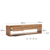 Telerialus 200 x 51 см Alguema