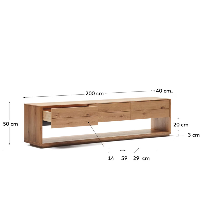 Telerialus 200 x 51 см Alguema
