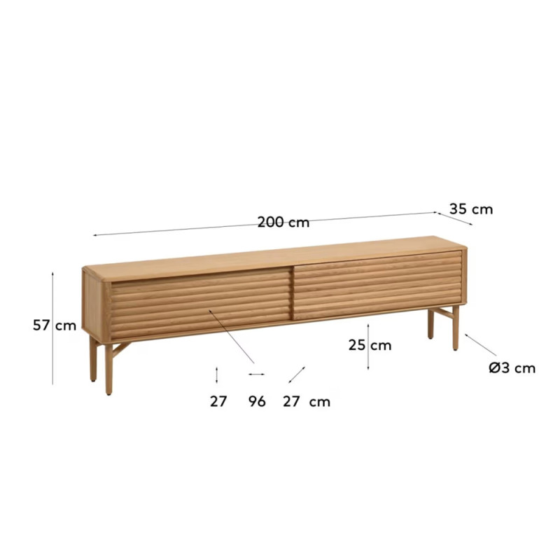 TV-alus 200 x 57 cm Lenon