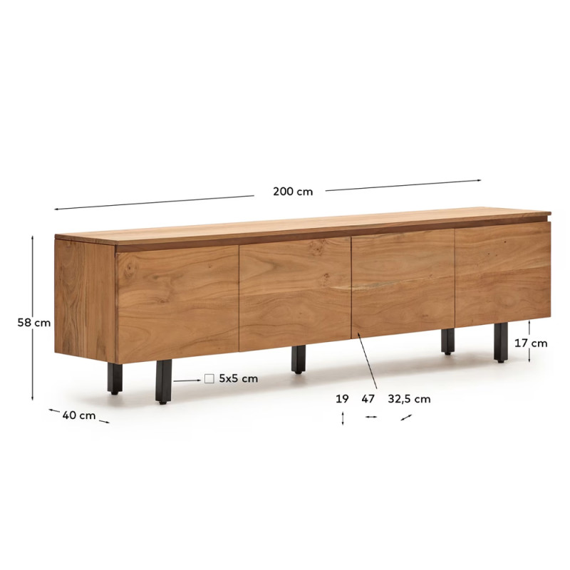 Telerialus 200 x 58 см Uxue