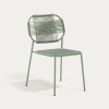 Outdoor stackable chair Talaier with a backrest