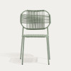 Outdoor stackable chair Talaier with a backrest