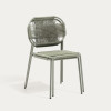Outdoor stackable chair Talaier with a backrest