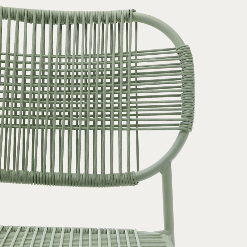 Outdoor stackable chair Talaier with a backrest
