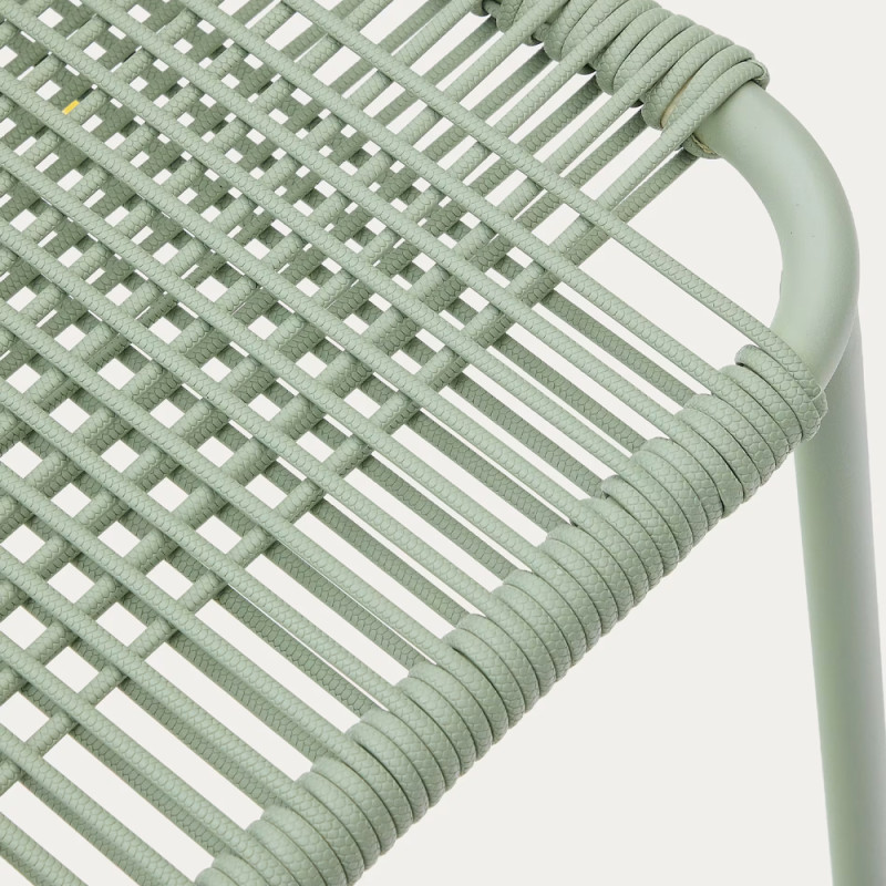 Outdoor stackable chair Talaier with a backrest