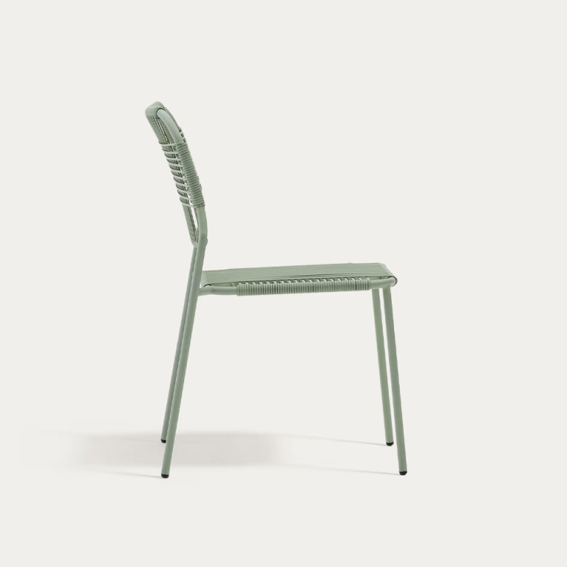 Outdoor stackable chair Talaier with a backrest