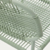 Outdoor stackable chair Talaier with a backrest
