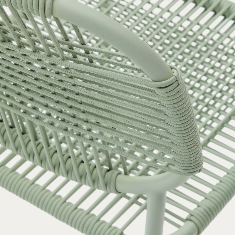 Outdoor stackable chair Talaier with a backrest