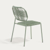 Outdoor stackable chair Talaier with a backrest